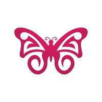 diseño de icono de mariposa de belleza vector