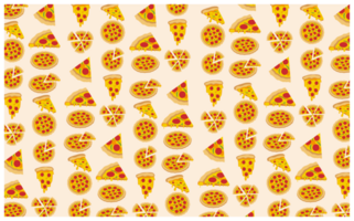 Food - Pizza Pattern Background png