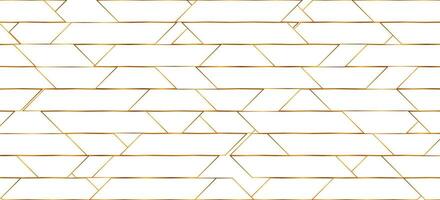 Golden linear abstract geometric pattern design vector