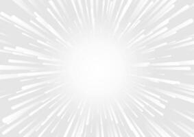 Grey white smooth rays abstract background vector