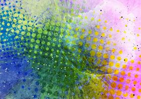 Multicolored abstract grunge blot and splash background vector