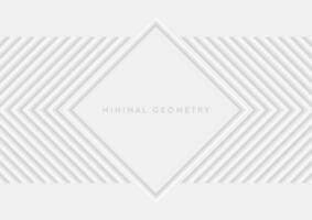 Grey paper arrows abstract technology geometric background vector