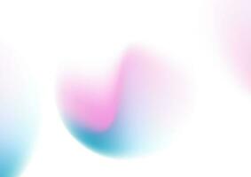 Blue pink minimal liquid waves with smooth gradient vector