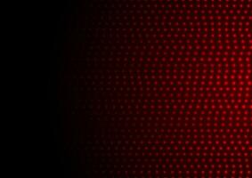 Red neon glowing futuristic particles abstract background vector