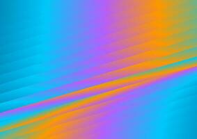 Holographic colorful glossy stripes geometric abstract background vector