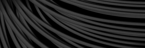 Geometric tech black glossy stripes abstract background vector