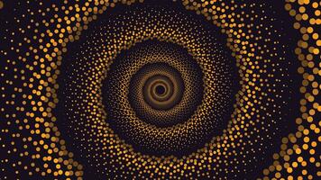 Abstract spiral vortex dotted background for your creative project. vector