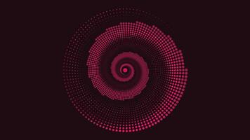 Abstract spiral vortex dotted background for your creative project. vector