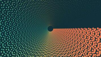 Abstract spiral rainbow color vortex background vector