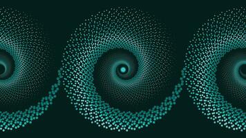 Abstract spiral green round vortex background for your creative project. vector