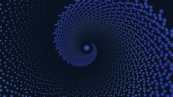 Abstract spiral creative dark blue background vector