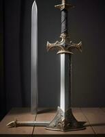 Sword in Studio for Photo Shot AI Generative