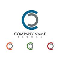 C Letter Logo Template vector