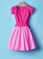Barbie Shopaholic Summer Trendy Outfit AI Generative photo