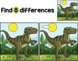 fukuiraptor dinosaurio encontrar el diferencias vector