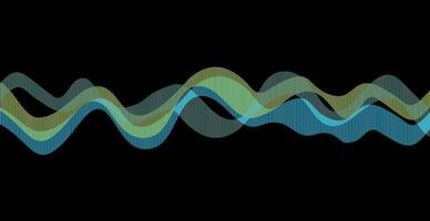 Vector illustration of waves in graphic style.