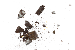 explosion of rock with particle png