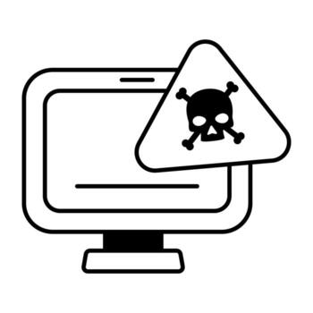 Trendy Computer Hack vector