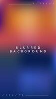 Abstract Background blue orange color with Blurred Image is a  visually appealing design asset for use in advertisements, websites, or social media posts to add a modern touch to the visuals. vector