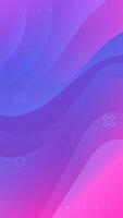 Abstract background purple blue color with wavy lines and gradients is a versatile asset suitable for various design projects such as websites, presentations, print materials, social media posts vector