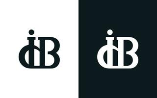 DiHB letter logo design vector