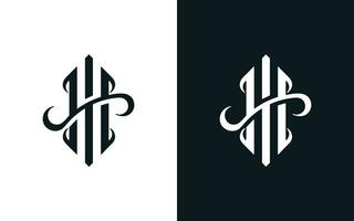 JH letter creative logo design vector