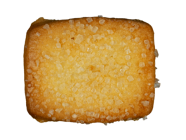 tasty biscuit element. sweet toast biscuit with sugar png