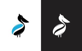 Stork logo design vector