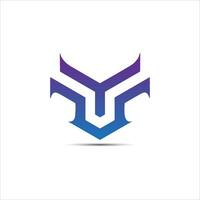 YV letter creative logo design icon vector