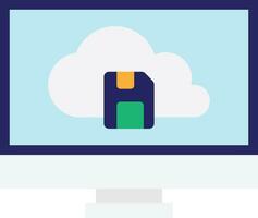 Cloud Storage Data vector