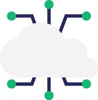 Cloud Network Hosting vector