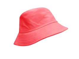 red bucket hat Isolated  PNG transparent