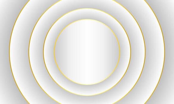 minimalist luxury white abstract background with circle pattern vector