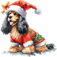 Cute pets in festive costumes, AI Generated png