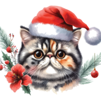 Cute pets in festive costumes, AI Generated png