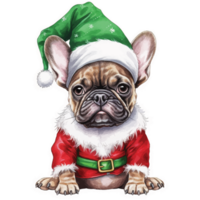 Cute pets in festive costumes, AI Generated png