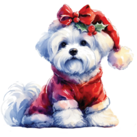 Cute pets in festive costumes, AI Generated png