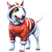 Cute pets in festive costumes, AI Generated png