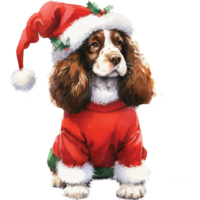 Cute pets in festive costumes, AI Generated png