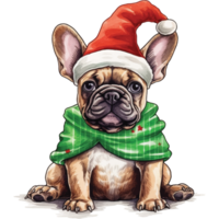 Cute pets in festive costumes, AI Generated png