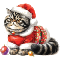 Cute pets in festive costumes, AI Generated png