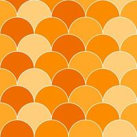 Orange shade fish scales pattern. fish scales pattern. fish scales seamless pattern. Decorative elements, clothing, paper wrapping, bathroom tiles, wall tiles, backdrop, background. vector