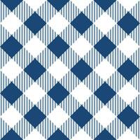 Navy blue shade plaid pattern with oblique line inside background. plaid pattern background. plaid background. Seamless pattern. for backdrop, decoration, gift wrapping, gingham tablecloth. vector