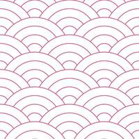 Pink Japanese wave pattern background. Japanese seamless pattern vector. Waves background illustration. for clothing, wrapping paper, backdrop, background, gift card. vector