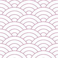 Pink Japanese wave pattern background. Japanese seamless pattern vector. Waves background illustration. for clothing, wrapping paper, backdrop, background, gift card. vector