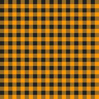 Orange and black buffalo plaid pattern with oblique line inside background. plaid pattern background. plaid background. Seamless pattern. for backdrop, decoration, gift wrapping, gingham tablecloth. vector