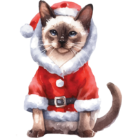 Cute pets in festive costumes, AI Generated png