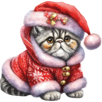 Cute pets in festive costumes, AI Generated png