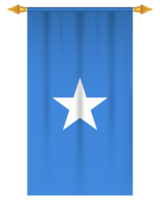 Somalia Flagge Vertikale Wimpel isoliert png