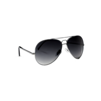 des lunettes de soleil sur une transparent Contexte. ai génératif png